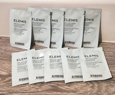 10X ELMIS PRO-COLLAGEN GLOW BOOST EXFOLIATOR-Travel Sachet (10x3ML=30ML)  - Image 1 of 3