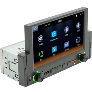1Din CarPlay Car Stereo Radio Touch Screen Bluetooth MP5 Player Audio FM Receive - Picture 1 of 24
