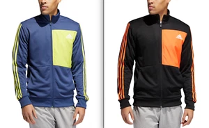 ADIDAS Men's Hybrid Colorblocked Track Jacket NEW NWT - Picture 1 of 10