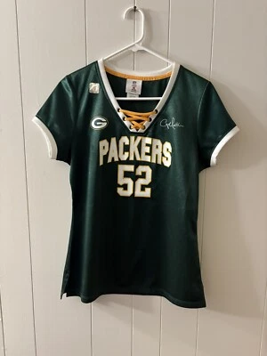 Ropa de equipo NFL Mujer Green Bay Packers Camisa Pequeña Verde 52 Clay Matthews I5 Foto 1 de 4