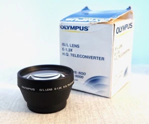 Vintage OLYMPUS IS/L Lens E-1.3x teleconverter lens for IS system 35mm camera - Picture 1 of 2