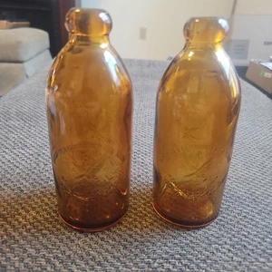 Anchor Hocking Vintage Bernstein Flaschen Menge 2 Winchester High School Athletic Dept - Bild 1 von 8