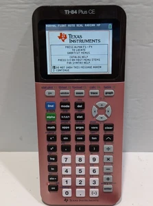 TI-84 Texas Instruments TI-84 Plus CE Graphing Calculator No Cover ROSE GOLD - Picture 1 of 3