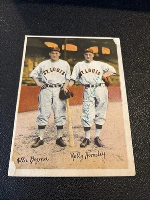 1936 BASEBALL R312~ASSINADO ROLLY HEMSLEY NATIONAL CHICLE PASTEL PREMIUM~FREE SHP - Imagem 1 de 4
