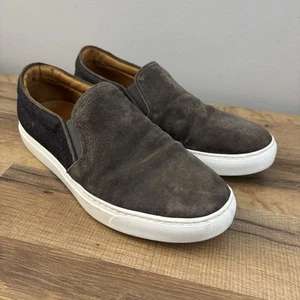 To Boot New York Adam Derrick Brown Tweed Suede Slip On Sneaker Shoes 9 - Picture 1 of 12