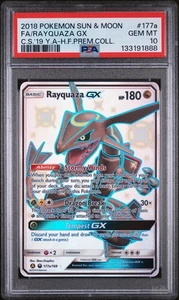 PSA 10 Gem Mint Rayquaza GX 177a / 168 Hidden Fates Promo Pokemon TCG Karte - Bild 1 von 2