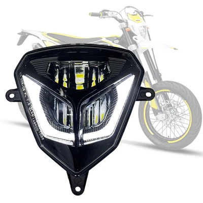 Für Beta RR 50 125 200 250 300 350 390 2T 4T Xtraine LED Scheinwerfer E Geprüft - Bild 1 von 4