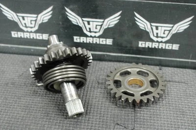 1999 SUZUKI RM125 OEM KICKSTART KICK START SHAFT W IDLER GEAR 26211-27C02 - Image 1 of 4