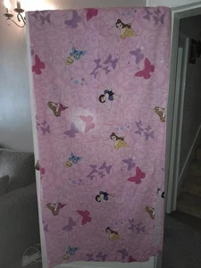 DISNEY PRINCESS CURTAINS. MEASURE 63" WIDTH/72" LENGTH. GREAT CONDITION - Picture 1 of 4