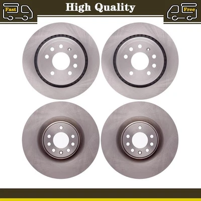 4 Front Rear OE Brake Rotors Fits Saab 9-3 2.0L - Image 1 of 4