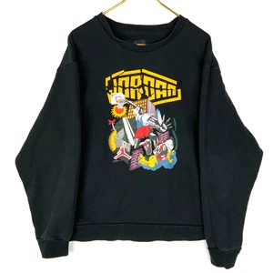 Air Jordan Sweatshirt Crewneck Large Black Michael Jordan Y2K Basketball - Picture 1 of 4