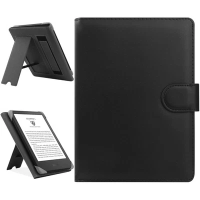 Hülle E-Book Reader, Kindle, Kobo, Pocketbook, Sony, Schwarz, Universal, PU- - Bild 1 von 2