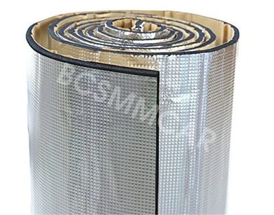 Heat Shield Dynamat Sound Deadener Car Hood 10mm Foam Mat PE Alumium Shield 1Pcs — 第 1/4 张图片