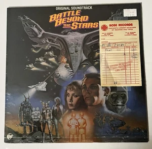 Battle Beyond The Stars-ORIG 1989 Rhino Soundtrack LP-SEALED w/Orig. Receipt! - Picture 1 of 2