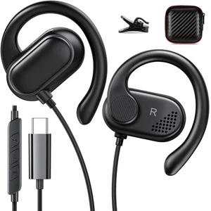 Auriculares sobre la oreja USB C para iPhone 16 Plus Samsung Z plegables abatibles 6 A3... - Imagen 1 de 7