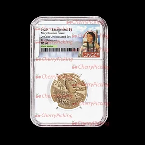2025 Sacagawea MARY KAWENA PUKUI DOLLAR $1 NGC MS 68 ⭐PRE-SALE⭐ FIRST RELEASE - Picture 1 of 1