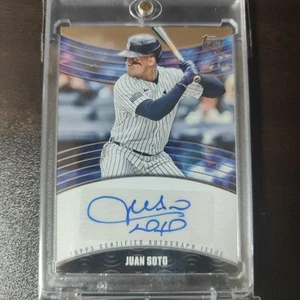 2024 Topps Japan Edition Juan Soto New York Yankees Blue Auto /10 #JEA-JS - Picture 1 of 24