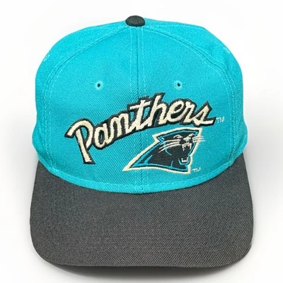 Vintage Sports Specialties Carolina Panthers Fitted Hat Sz 7 1/8 NFL Football - Image 1 of 4