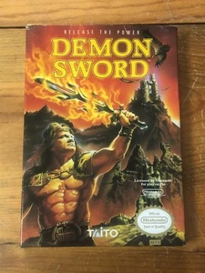 Demon Sword NES SOLO SCATOLA ORIGINALE Nintendo 1989 Taito - Foto 1 di 6