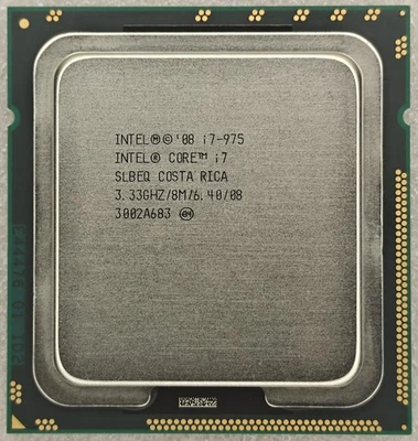i7-975 Intel Core i7 Extreme Edition 975 3.33 GHz SLBEQ LGA 1366 CPU Processor - Image 1 of 2