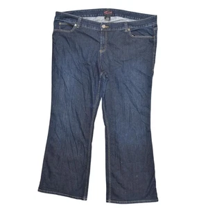 Torrid Bootcut Jeans blau Baumwollmischung Größe 26 plus Reißverschluss Solid Denim - Bild 1 von 6