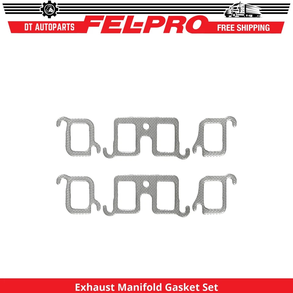 Juego de juntas de colector de escape Fel-Pro para Buick GS 400 1968-1969 6,6 L V8 Foto 1 de 1