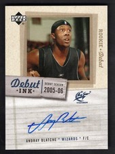 2005-06 Upper Deck Rookie Debut Ink #BL Andray Blatche Washington Wizards AUTO