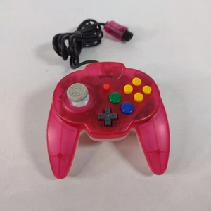 Nintendo 64 Tropical Red Hori Pad Mini Controller: N64 Controller OEM US SELLER - Picture 1 of 7
