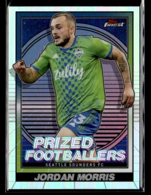 Jordan Morris - 2022 Topps Finest MLS Prized Footballers #PF-14 Seattle Sounders - Image 1 of 2