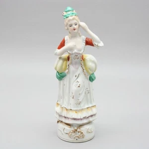 Figura británica francesa de colección de 10" importaciones Enesco dama cerámica bullicio Japón - Imagen 1 de 12