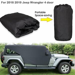 Cab Cover Black Car Cover 82215370 for Jeep Wrangler JK JL 2007-2020 4 Door