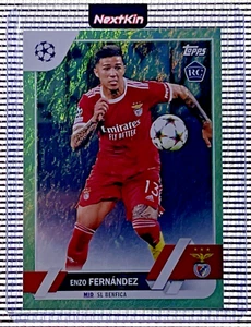 2022 Jade Edition UEFA Club Competitions Enzo Fernandez Fernández #158 Rookie RC - Picture 1 of 2