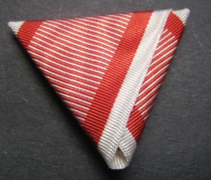 Medal Ribbon Trifold Austria Military Merit Medal , ww1 - Picture 1 of 2