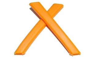 NEW ORANGE RUBBER EAR SOCKS FOR OAKLEY SPLIT JACKET SUNGLASSES - Picture 1 of 4