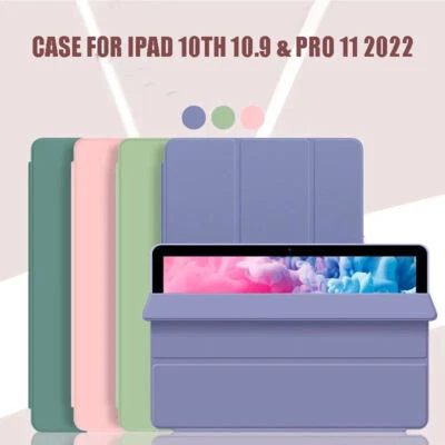 For Apple iPad 10th Generation 10.9 in 2022 Case Folio Leather Stand Smart Cover - Image 1 of 4