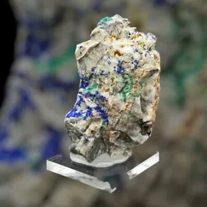 MALAQUITA ZURITA La Encontrada Molvizar Granada ESPAÑA MINERAL COLECCION 7x5x3cm - Imagen 1 de 9