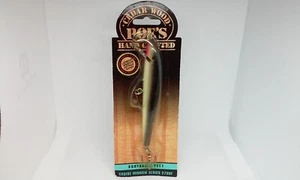 Vintage POE'S CRUISE MINNOW Series 2700F Black/Pearl 4" Jerkbait Fishin Lure NOS - Picture 1 of 9