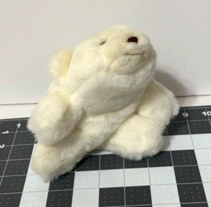 Vintage Gund 1980 Snuffles White Polar Bear Brown Nose Teddy Plush - Picture 1 of 5