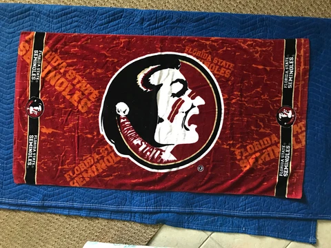 NCAA Florida State Seminoles Wincraft  30" X 60" Dorm Beach Towel NWT Cover