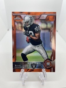 2015 TOPPS CHROME AMARI COOPER RC ORANGE REFRACTOR #115 RAIDERS