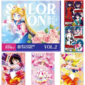 2024 Sailor Moon Booster Box Raccogli Carte VOL 2 Collezione Cristalli Carte Collezionabili - Foto 1 di 24