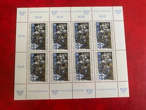 AUSTRIA 1993 MNH SHEET STAMP DAY CHESS PIECES KNIGHT HORSE - Picture 1 of 1