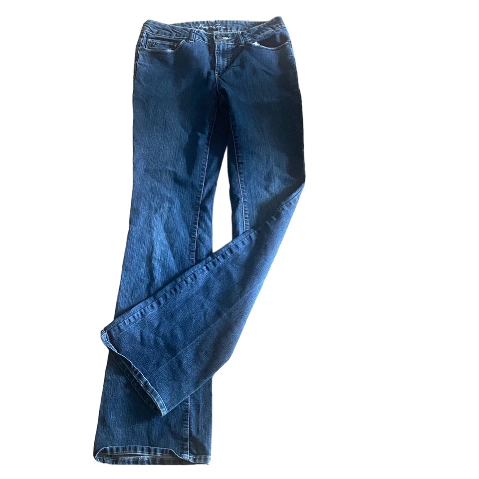 Pantalones de mezclilla Kenneth Cole New York para mujer talla 28 estilo bootcut SW2A9327C mezcla de algodón Foto 1 de 4