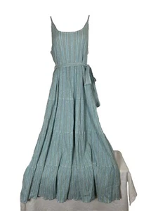 Splendid XL Laguna maxi dress tiered Smocked Bohemian Cottagecore Fairy Mermaid - Picture 1 of 16