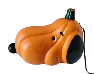 Vintage Blasform beleuchtet Snoopy Kürbiskopf Halloween Erdnüsse funktioniert - Bild 1 von 12