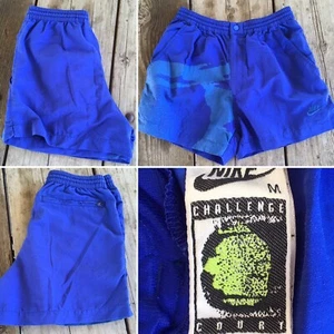 Vintage Nike Challenge Court Shorts Blau Nylon Gr. M 80er 90er Agassi - Bild 1 von 12