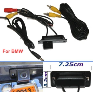 Rear View Camera Kit For BMW 1/3/5/7 Series X3 X5 X6 Z4 E39 E53 E82 E88 M3 E46 - Picture 1 of 11