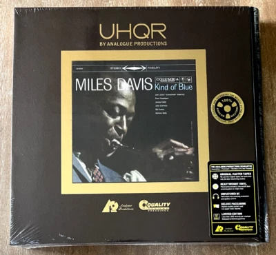 Miles Davis KIND OF BLUE UHQR 45RPM Clarity Vinyl 2xLP Analogue Productions NEW - Image 1 of 2