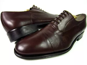 Bruno Magli MAIOCO Italy Cap Toe Oxford Mens Dress Shoes 9 W $425 - Picture 1 of 8