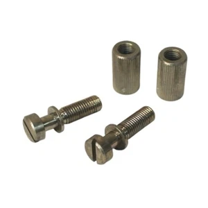 Aged Imperial Sized Studs and Anchors Set For Gibson Tailpiece Nickel - Picture 1 of 4